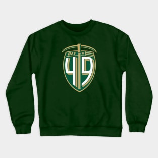 Charlotte 49ers shield Crewneck Sweatshirt